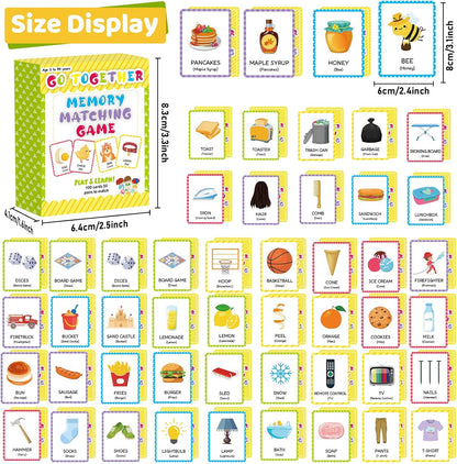 gisgfim 100 PCS Memory Matching Game Famous Paintings Concentration Memory Card for Adults Learning Educational Game A Fun & Fast Artworks Theme Matching Games