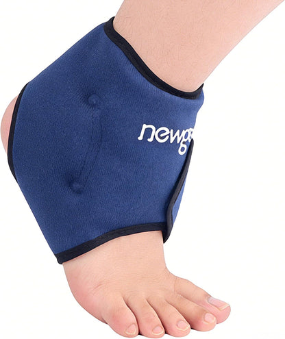 NEWGO Ankle Ice Pack – Adjustable Brace for Plantar Fasciitis & Swelling