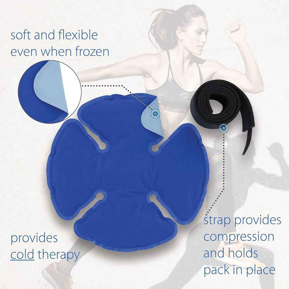 Reusable Hot & Cold Therapy Pack for Knee, Back, Shoulder & Ankle Pain (Cervical - 6 x 20 inch)