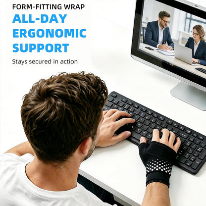 Thumb & Wrist Ice Pack Wrap, Thickened Ice Gel Pad, Reusable Hand Ice Pack with Long-Lasting Hot & Cold Therapy for Carpal Tunnel Relief, Arthritis Pain, Post-Surgery, Computer Overuse Recovery