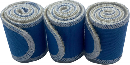 Therapeutic Treatment Wrap, 3 Count Pack, Binder Tape Like Wrap, Elastic Stretch, Effectively Holds Moist Heat Packs, Heating Packs, Cold Packs and Electrodes in Place (2.5" W x 24" L)