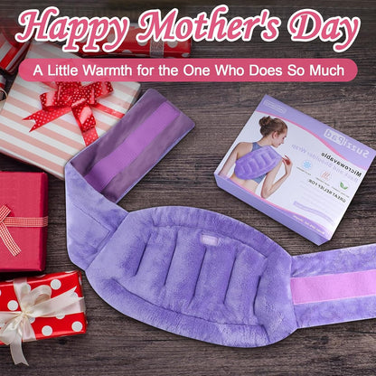 SuzziPad Microwave Heating Pad for Back & Lumbar Discomfort, Purple