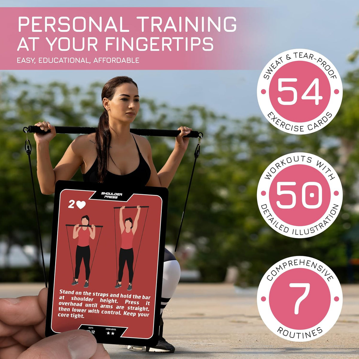 BREAKING LIMITS Workout Cards Deck - Bodyweight Exercise & Pilates Cards