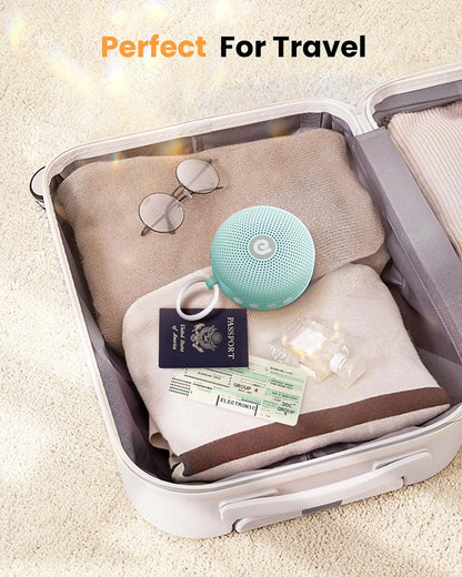 Dreamegg White Noise Machine - Portable Sound Machine for Baby Adult, Features Powerful Battery, 21 Soothing Sound, Noise Canceling for Office & Sleeping, Sound Therapy for Home, Travel(2Light Blue)