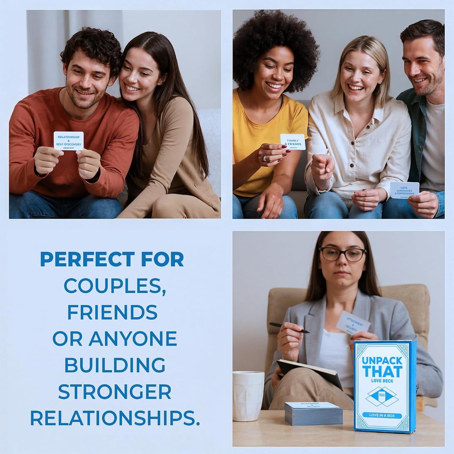 UNPACK THAT Self-Exploration Card Deck Personal Growth Cards - 100 Deep Questions for Self-Discovery, Mindfulness & Emotional Healing | Journal Prompt, for Her
