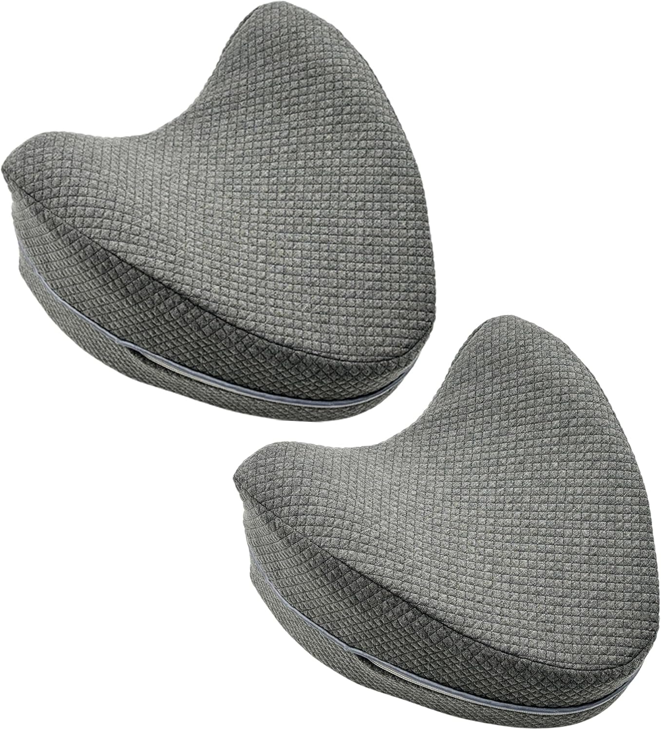 Knee Pillow Cover for Contour Legacy Knee Support Pillow (Gray) | Leg Pillowcase for Contour Legacy Knee Pillow, Knee Pillowcase for Contour Legacy Pillow for Side Sleepers, Cover Only