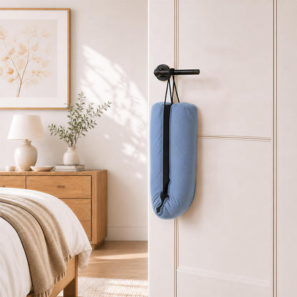 Door Draft Stopper, Removable Washable Cover, 38", Gray | Weighted Gap Filler, Blocks Hot and Cold Air, All-Season Seal, Easy Install, Noise & Wind Blocker, Home Essentials