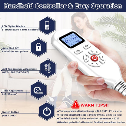 CAMECO Electric Neck Heating Pad for Pain Relief, 86℉-158℉ & 30S Heating Heated Neck Wrap Warmer for Soreness Stiffness, Super Soft Heated Scarf, Neck Heat Pad, Auto Shut-Off Timer, Gifts for Women