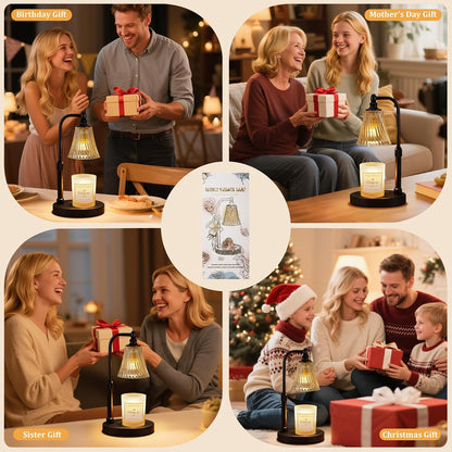 Hong-in Candle Warmer Lamp with Timer,Birthday Gifts for Women Mom Sister