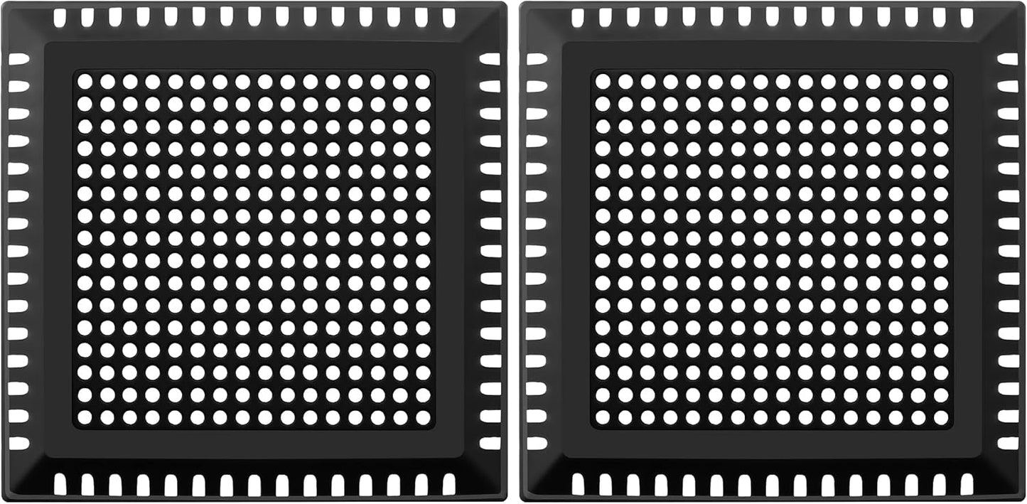 Aluvor Drain Hair Catcher,Shower Drain Cover Hair Catcher Shower Strainer | Square Shower Hair Drain Catcher for Bathroom Floor to Keep Away from Clogged Drain-No Rust!