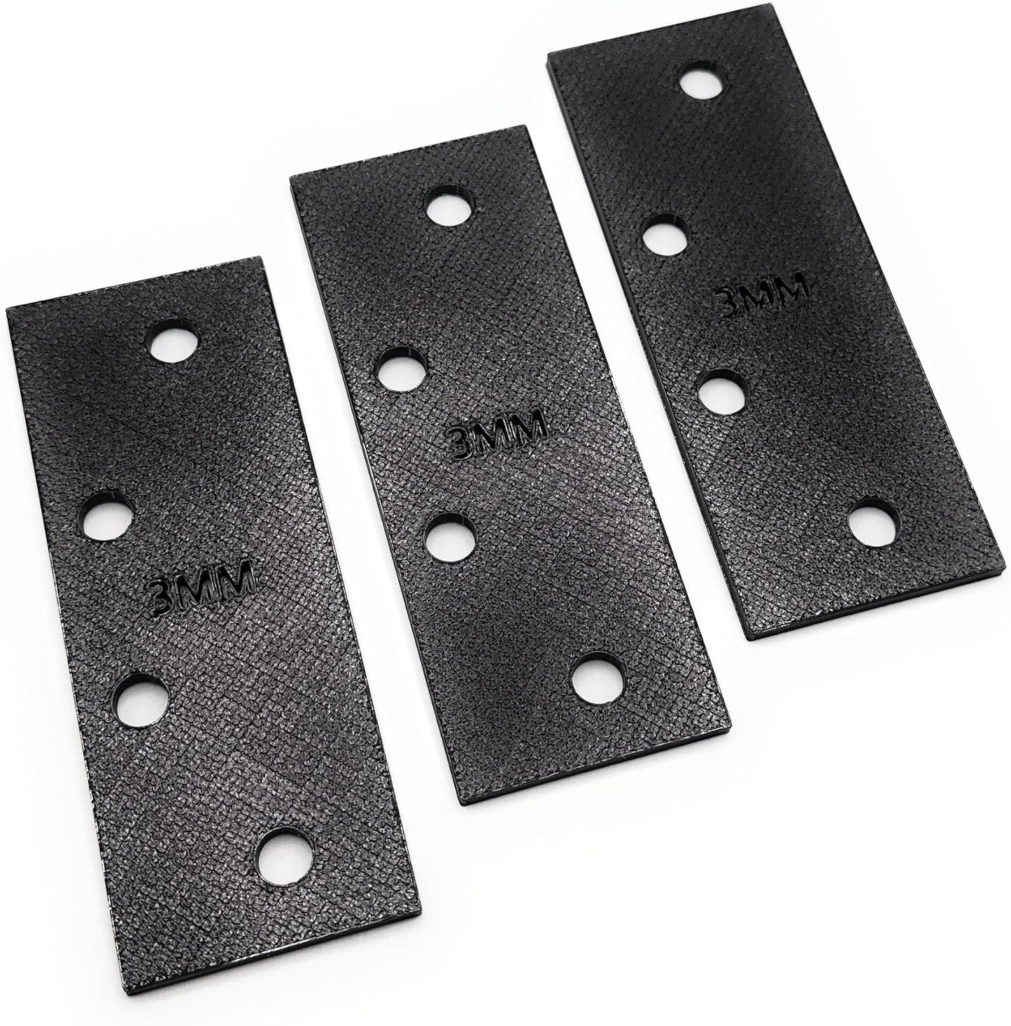 Door Hinge Shims (Set of 3) Hinge Spacer for Interior and Exterior Door Alignment - for 3.5", 4" and 4.5" Standard Hinges (3mm Thick, White, 3.5-inch)