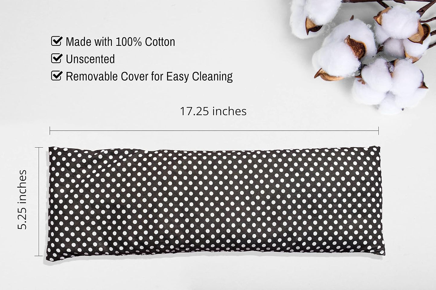 Microwavable Corn Filled Heating Pad and Cold Pack/Washable 100% Cotton Cover (Cross Hatch - Mint, 7.5in W x 11in L)