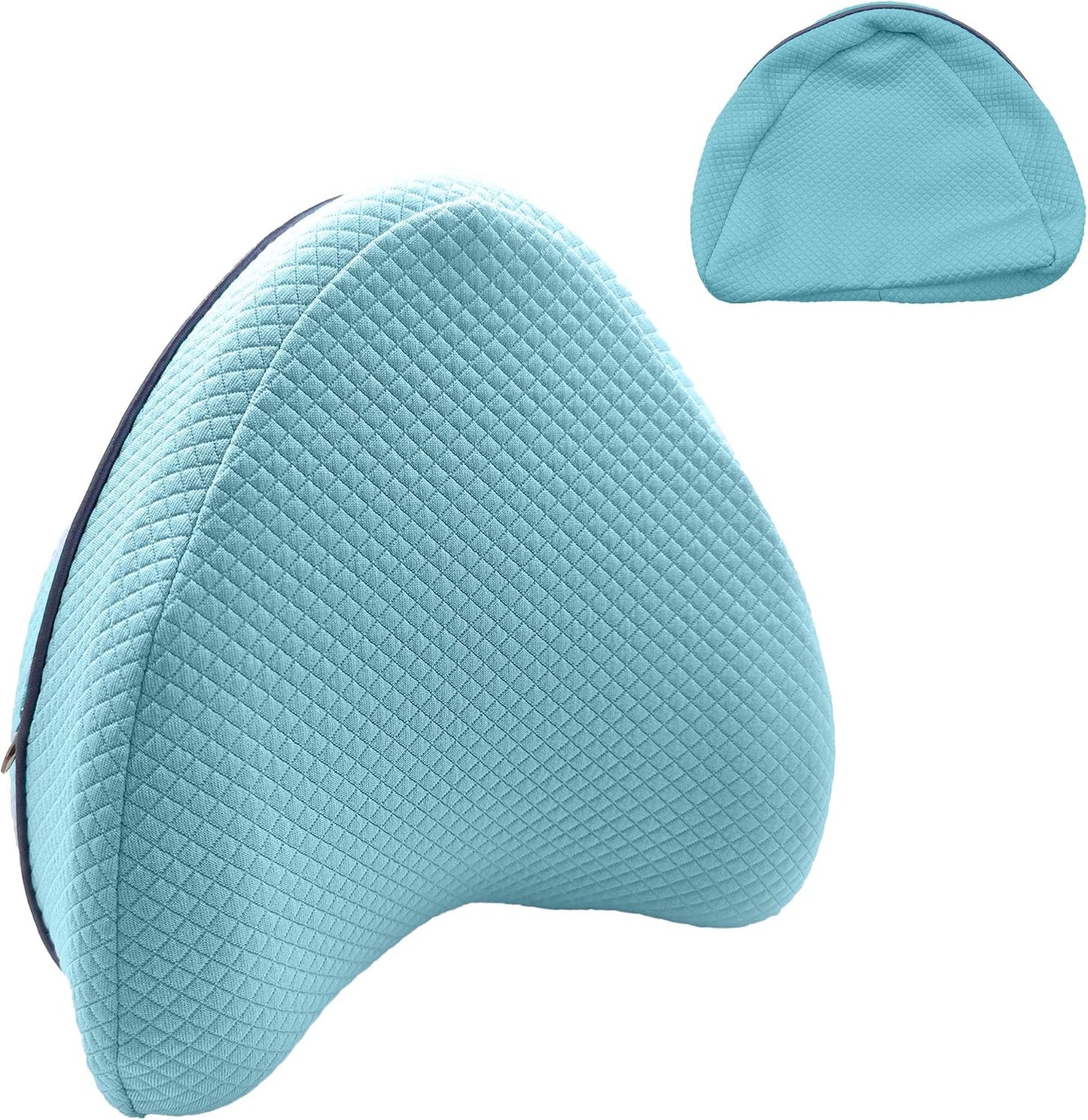 xcivi Soft Pillowcase for Contour Memory Foam Side Sleeper Support Pillow | Pillowcase for Knee Pillow, Reusable & Washable Pillow Cover, Anti-stain Sweat Protective Layer, Extend Pillow Service Life