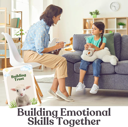 Emotion Explorers - 50 Exercises and Reflection Cards - Questions for Self Care, Stress and Social Anxiety Relief - Therapy Games for Children, Teens and Adults for Resilience and Emotional Agility