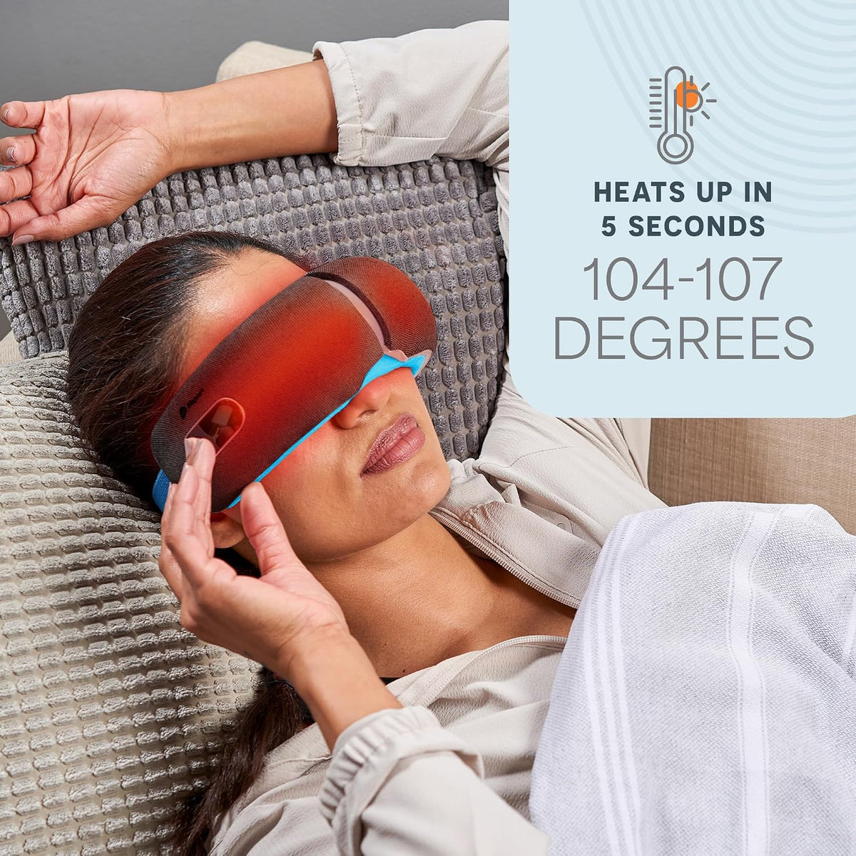 Lifepro Oculax Portable Eye Massager with Heat and Vibration