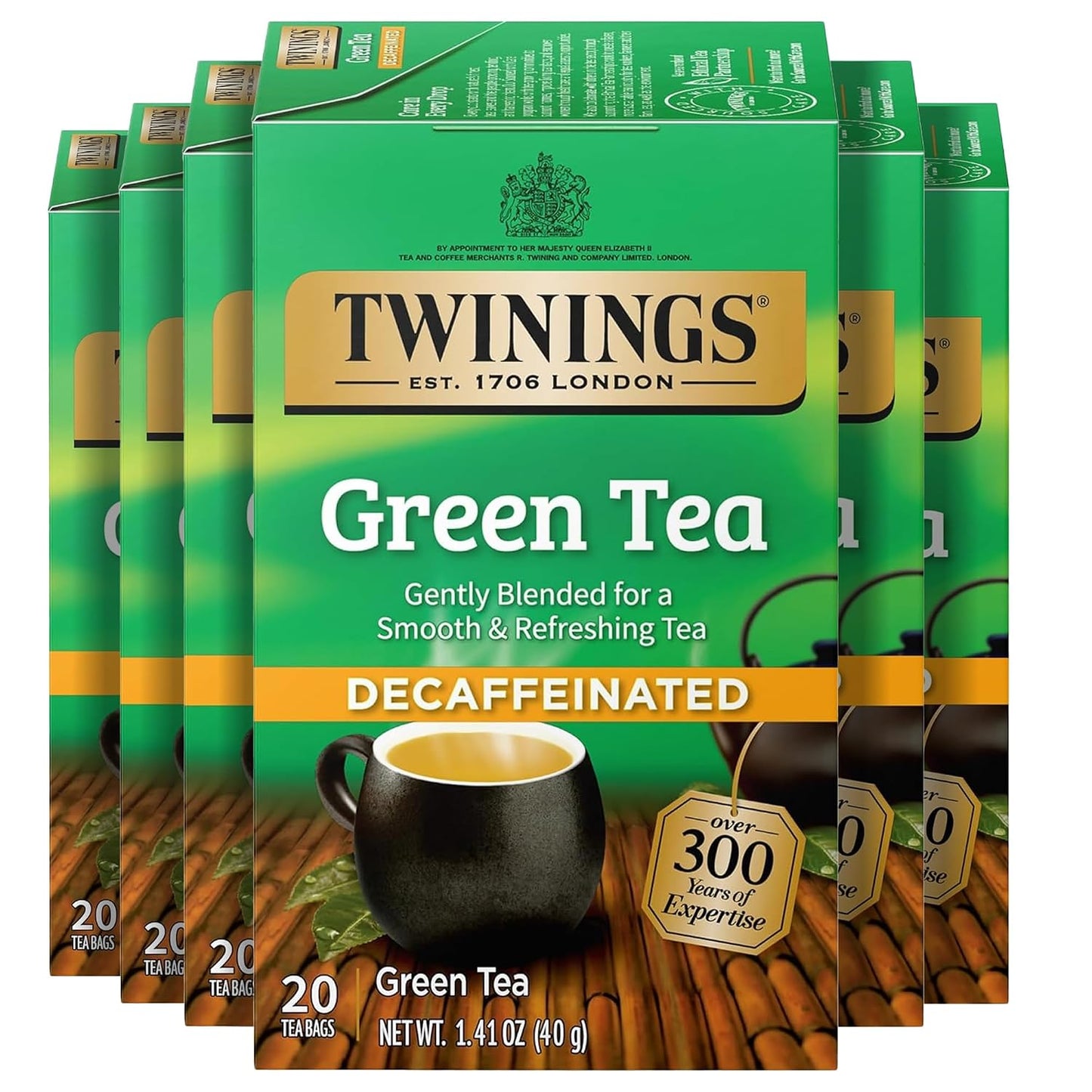 Twinings Mango & Pineapple Herbal Tea Individually Wrapped Bags, 20 Count (Pack of 1), Naturally Caffeine-Free, Enjoy Hot or Iced, 20 Teabags