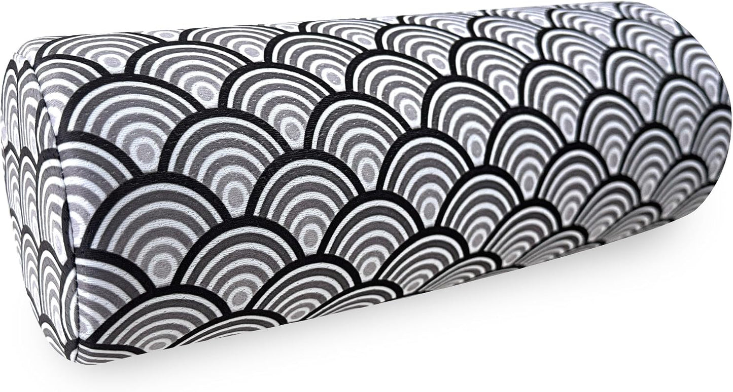 Neck Roll Pillow for Sleeping,Ergonomic Cylinder Tube Pillows for Cervical Spine and Neck Support,Versatile Roll Pillow for Bed,Office,and Travel,Memory Foam Bolster with Washable Cover