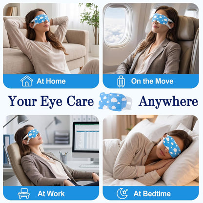 20 Pack Steam Eye Mask, Heated Eye Mask, Warm Compress for Eyes Unscented