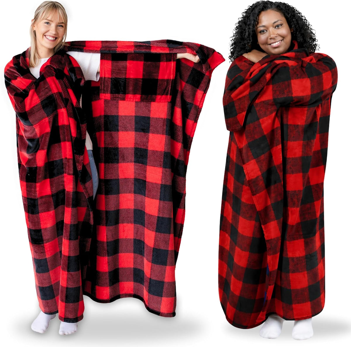 Super Blanky Wearable Blankets for Women & Men, Dorm Room Essentials, Gift for Her, Gifts for Women, Wife Birthday Gift Ideas