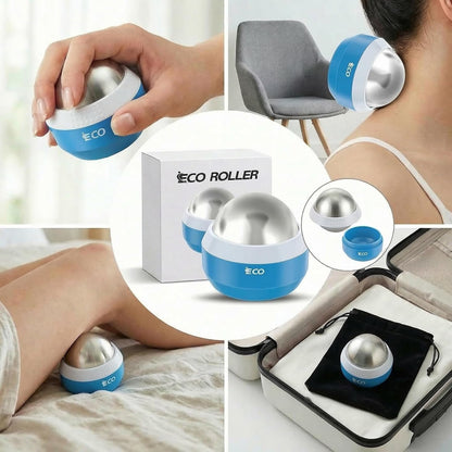 Massage Ice Roller Ball Cold & Heat Therapy Plantar Fasciitis Roller | Alleviating Shoulder, Arms, Back, Legs, Calves or Muscle Tension, Perfect for Workouts Relaxation