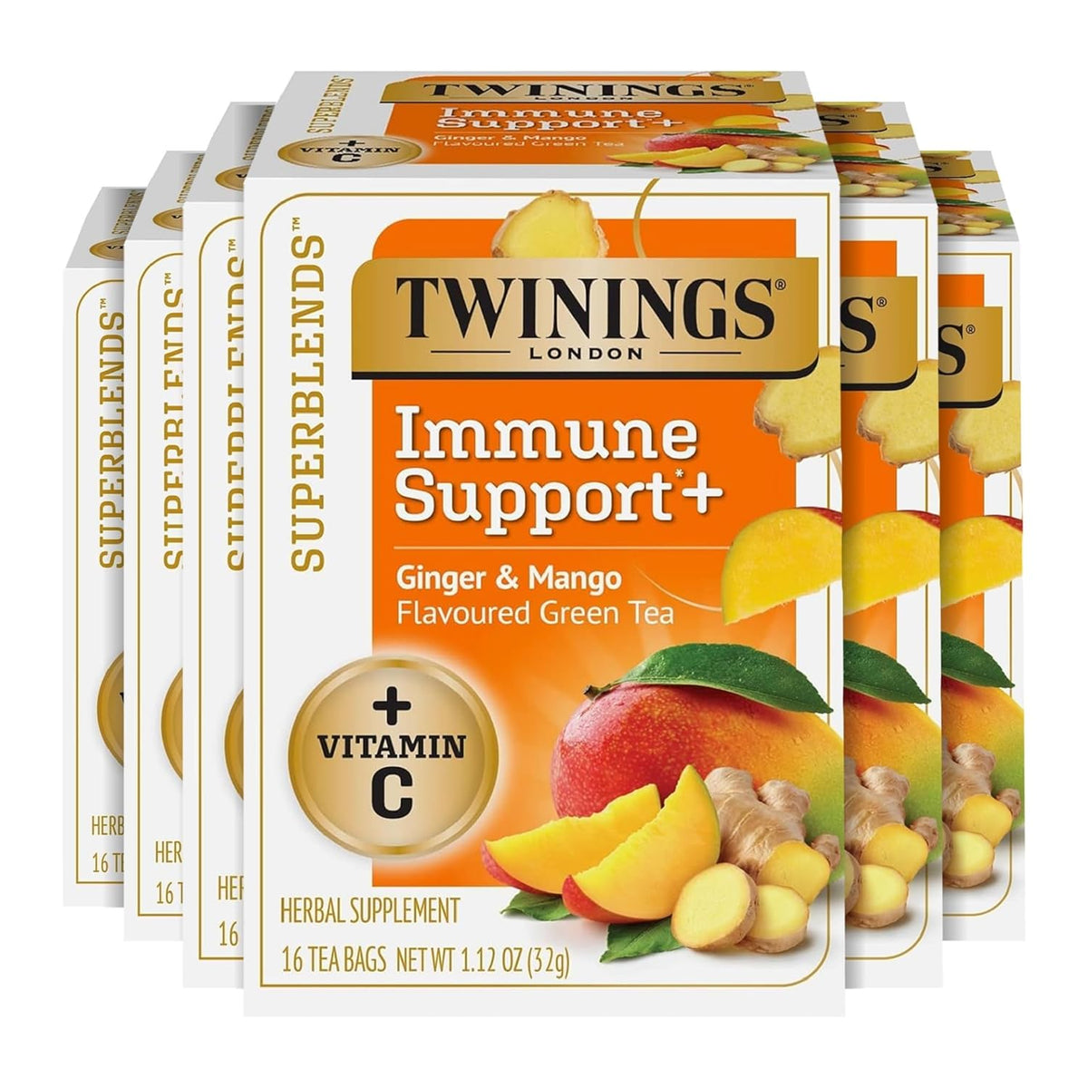Twinings Adaptogens Calm Ashwagandha Fig & Vanilla Tea Bags (1 Pack)