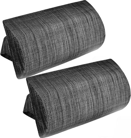 Zero Gravity Chair Set of 2 Replacement Pillow Headrest with Elastic Band, Universal Soft Removable Padded Cushion Head Pillow for Zero Gravity Lounge Chair, Folding Patio Lawn Recliner Chairs, Blue