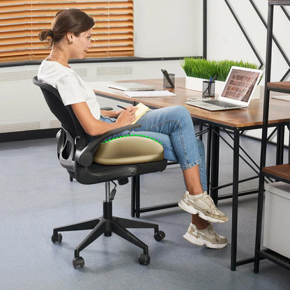 Benazcap Memory Foam Seat Cushion, Ergonomic Office Chair Cushion | Memory foam cushion relieves pressure and supports tailbone comfort for office chairs, cars, wheelchairs and home use.