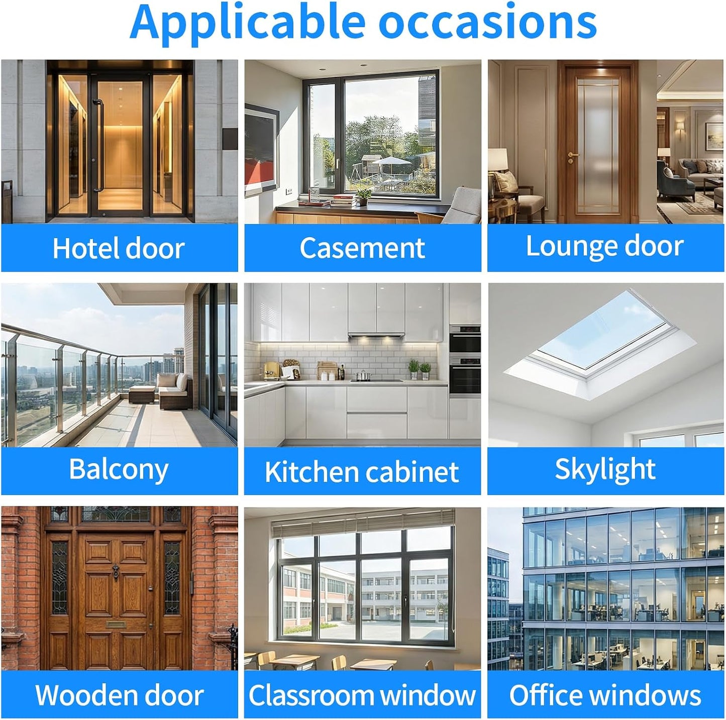 TBWHL Shower Door Bottom Seal Strip Silicone Rubber Sealing Sticker 16 Feet Translucent for Glass Sliding Doors/Shower Enclosures, Self-Adhesive Dust/Noise Proof Weatherstrip (35mm)