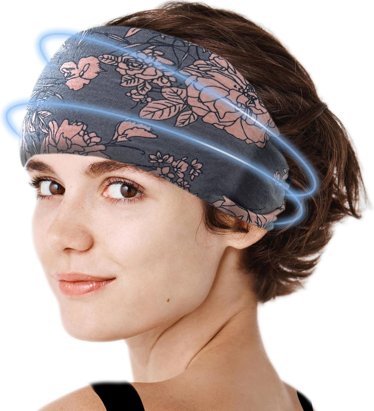 Crimmy Migraine Relief Cap, Headache Ice Pack Headband, Cold Face Eye Mask