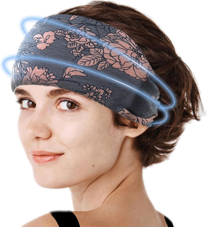 Crimmy Migraine Relief Cap, Headache Ice Pack Headband, Cold Face Eye Mask