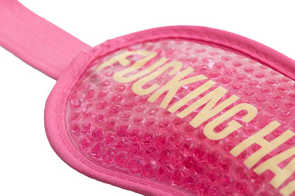 Fisura - Black Cooling Gel Eye Mask for Migraine Relief – Reusable Cold Eye Mask for Puffy Eyes & Dark Circles, Hot & Cold Therapy for Headache & Sinus Pain with Storage Pouch, 7.28 x 3.54 in