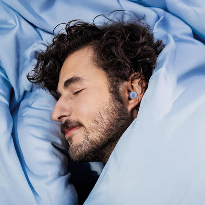 Loop Dream Ear Plugs - Soft Silicone Hearing Protection for Sleep & Snoring | Silicone & memory foam. 27dB SNR noise reduction. Customized fit. Muffles snoring for deeper, uninterrupted sleep