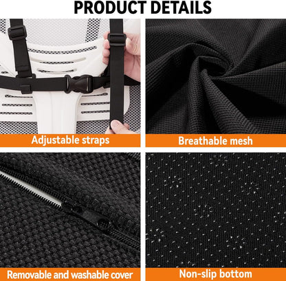 Lumbar Support Pillow for Car,Adjustable Back Support for Car Seat