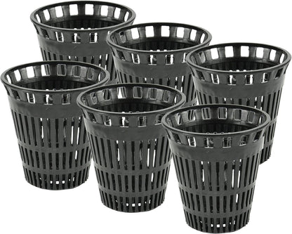 Danco Shower Hair Catcher Baskets, 6-Pack, Black (10739P)