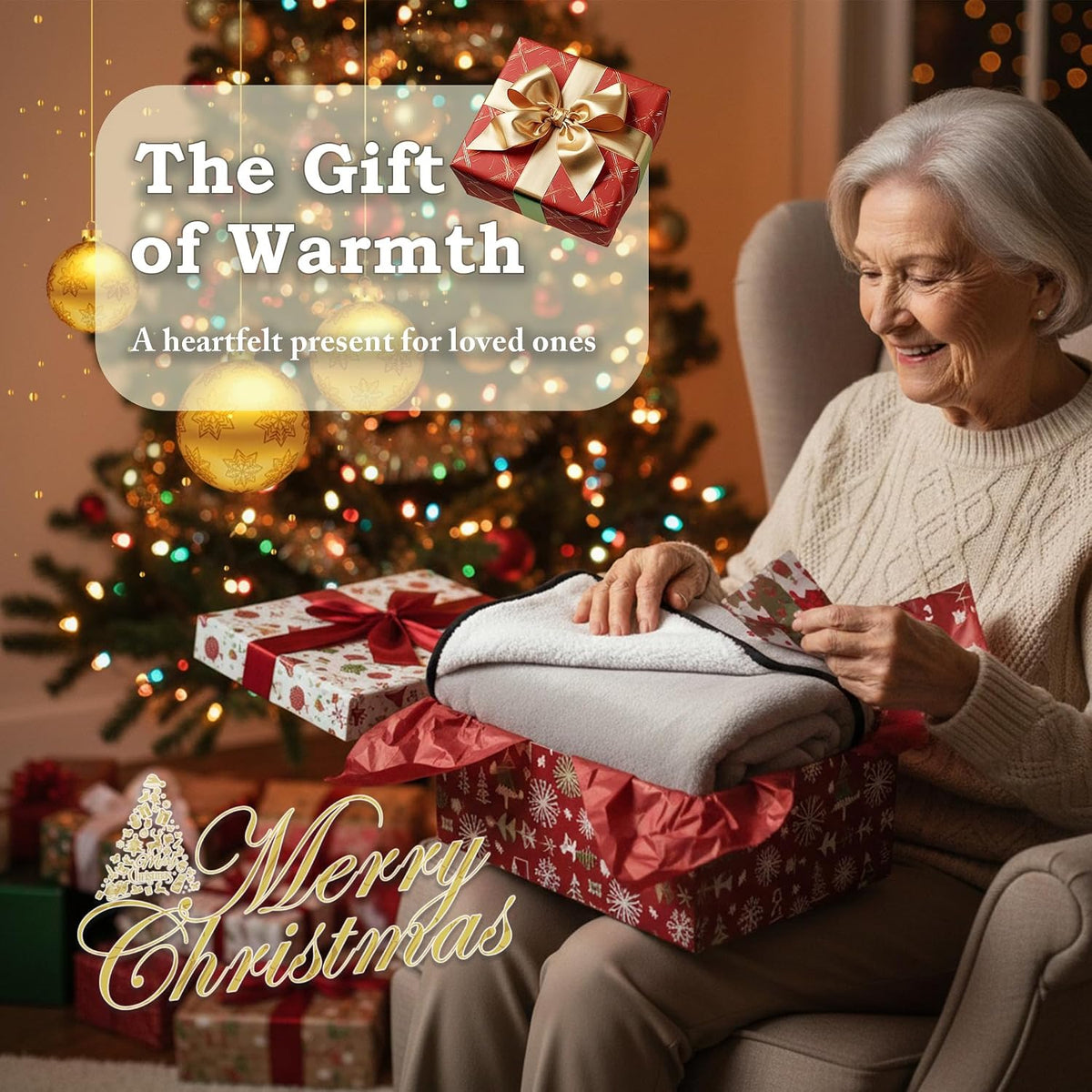 Wheelchair Lap Blanket for Seniors, 43" * 28" Soft Sherpa Lined Knee & Lap Cover, Warm Lightweight Throw with Snap Buttons, Cozy Comfort for Elderly & Caregivers, Wine Red