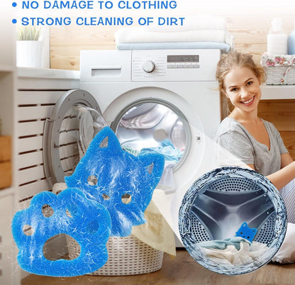 Reusable Pet Hair Remover for Laundry for Washing Machine and Dryer | Effective Cat & Dog Hair Collector, Removes Fluff & Fur from Clothing & Bedding, Safe & Durable, Fits All Fabrics (6 Pack)