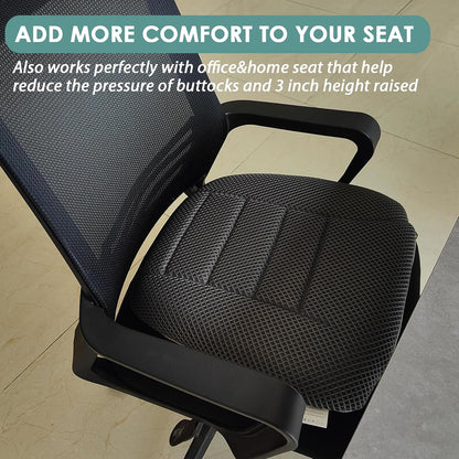AEROiVi Car Seat Cushion Breathable Mesh Non-Slip Comfort Seat Truck Office