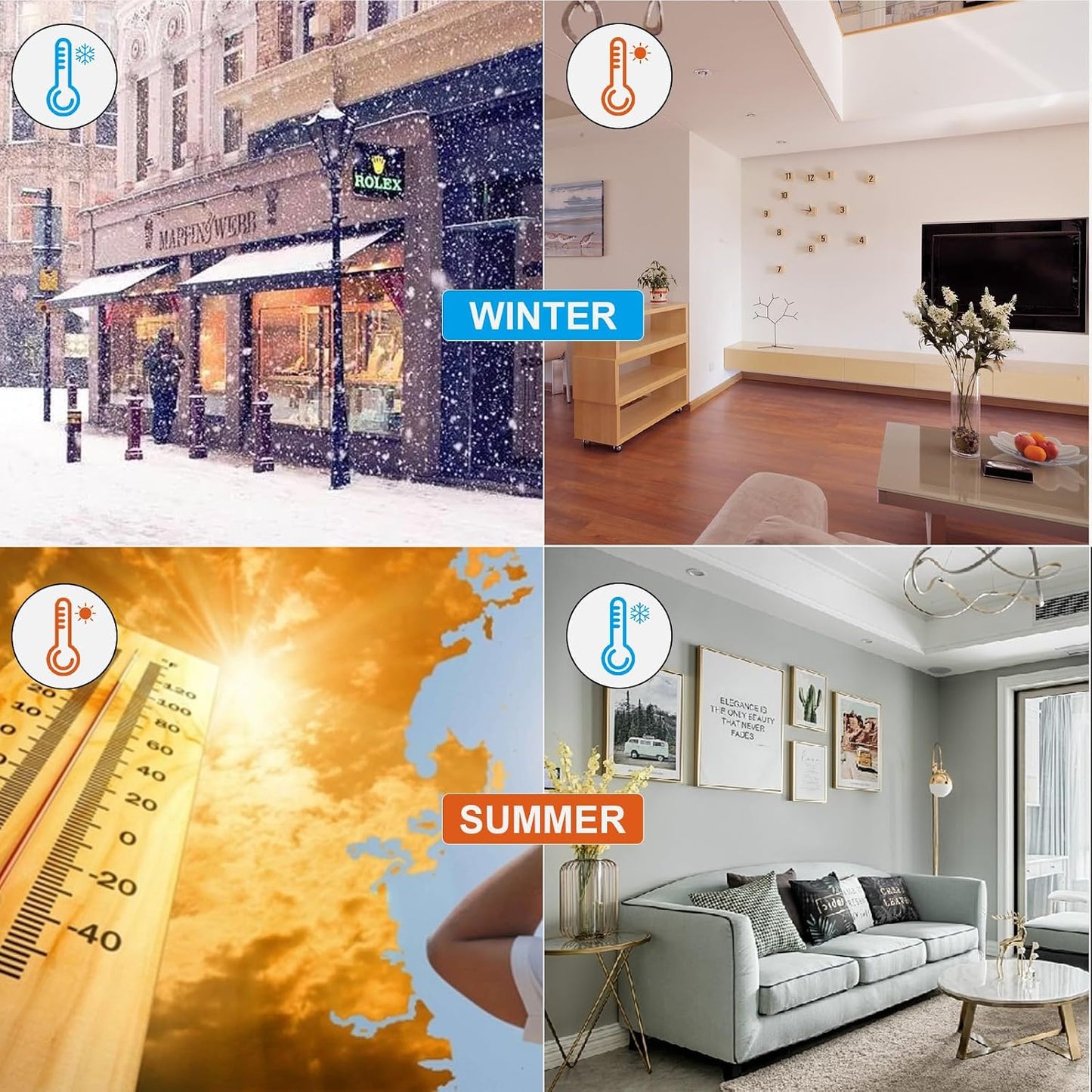 Elvone T-Shaped Weather Stripping Seal, Clear Silicone, 1.97 in x 20 ft | Flexible door seal strip covers door, window, and bathroom gaps; peel-and-stick design helps reduce drafts