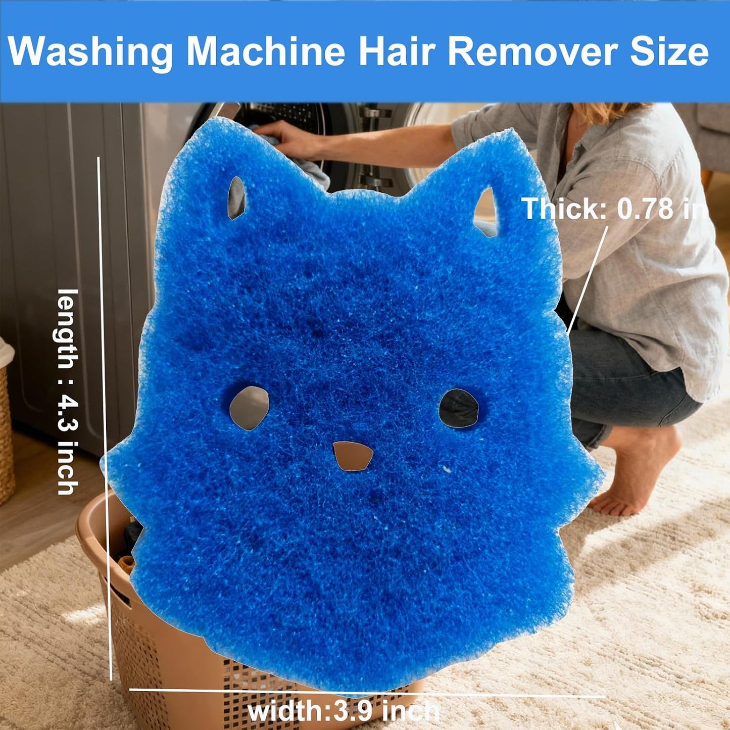 Pet Hair Remover for Laundry, 6PCS Reusable Dog & Cat Hair Remover Tool | Removes Pet Fur, Hair, Lint, Dander From Clothes &Washing Machine.