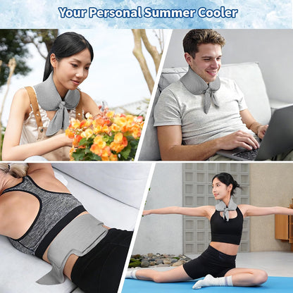 Widened Cooling Neck Wraps Long Lasting Neck Ice Pack Wrap