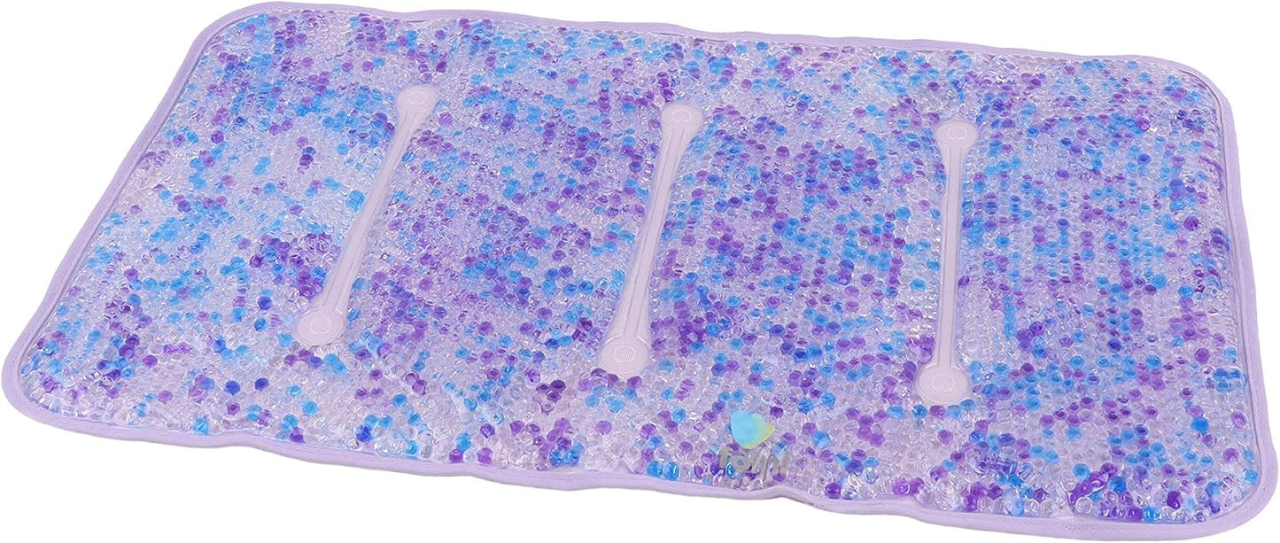 Hot and Cold Large Gel Bead Pack by FOMI Care | 20” x 12” | Ice Therapy for Back, Shoulder, Knee, Thigh Pain Relief | Premium Reusable, Oversized Wrap and Compress | Freezable, Microwaveable