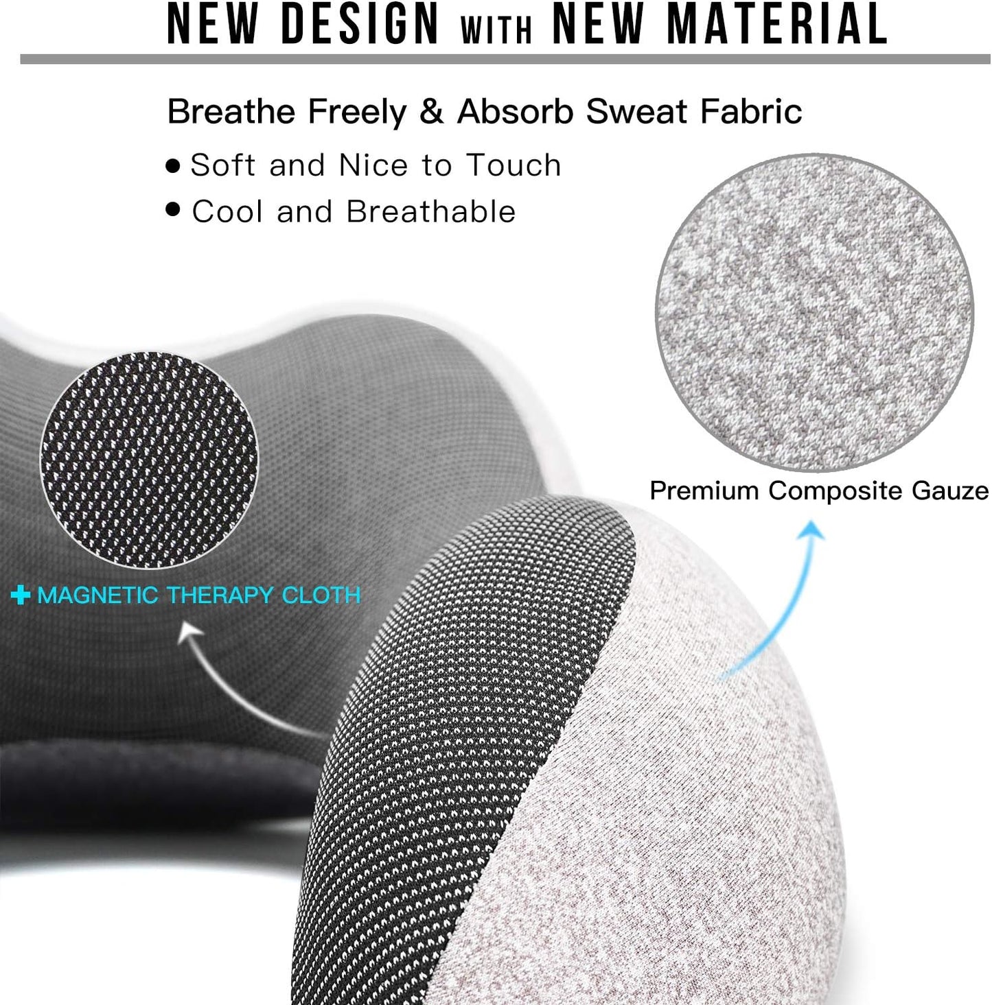 MLVOC Airplane Travel Neck Pillow for Sleeping, 3D-Eye Mask & Earplugs Kit | Curved Neck & Chin Support, Rope Lock Fit, Memory Foam Keeps It’s Shape, 3-in-1 Ki Includes: Eye Mask + Earplugs