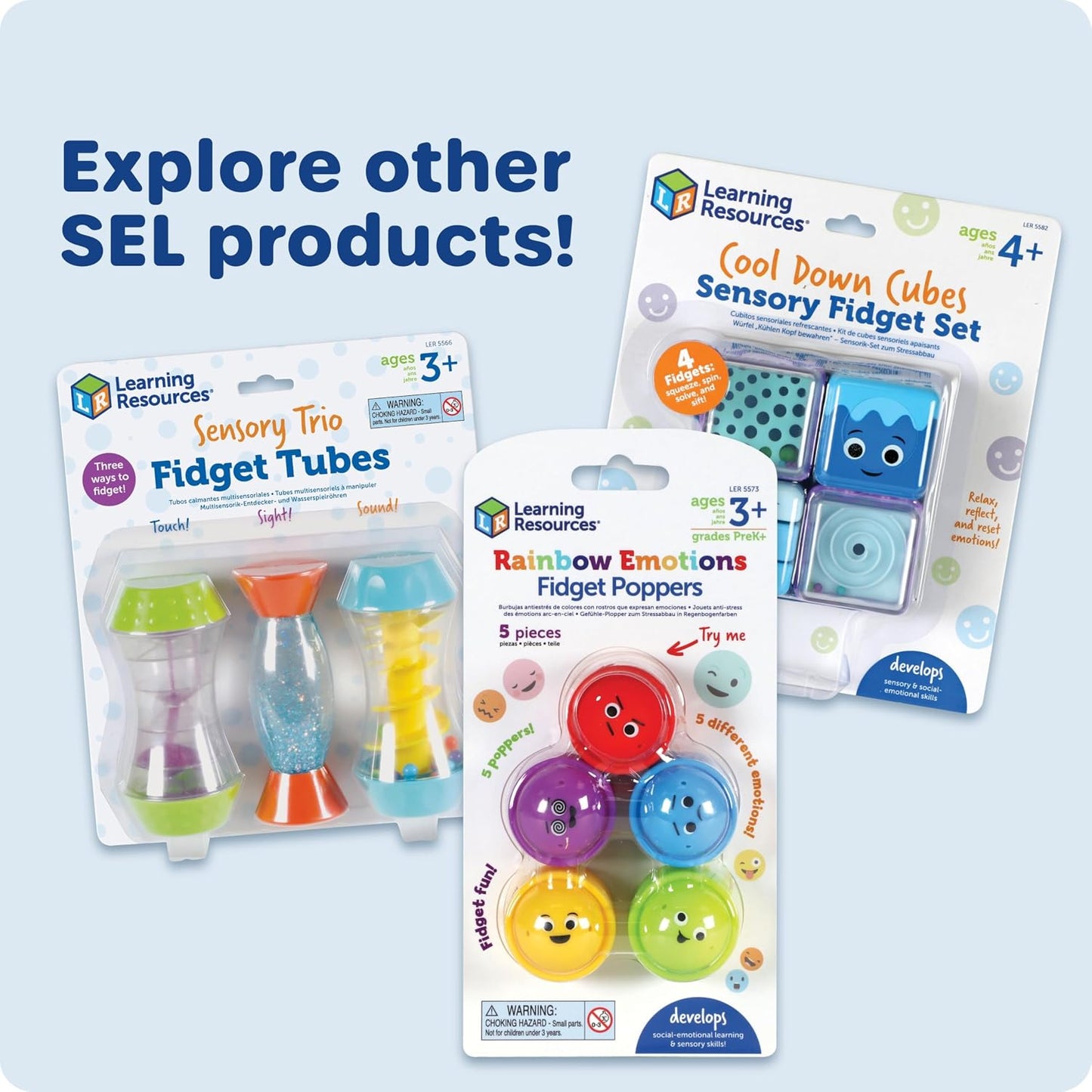 Learning Resources Rainbow Visual Timer | Time Management for Children, Audio and Visual Alarms, Schedule for Kids, Social Emotional Learning Skills, Countdown Timer