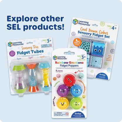 Learning Resources Rainbow Visual Timer | Time Management for Children, Audio and Visual Alarms, Schedule for Kids, Social Emotional Learning Skills, Countdown Timer