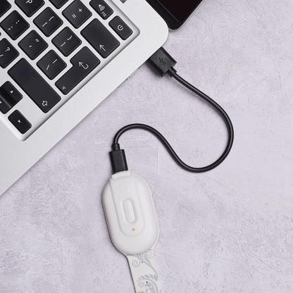 Gifts for Readers & Writers Rechargeable Book Light for Kids, Clip On Reading Light for Bed, 2in1 Flexilight Pals & Bookmark, 12 Hours of Light Once Charged, Includes USB Cable & 2 LED Lights, Dog