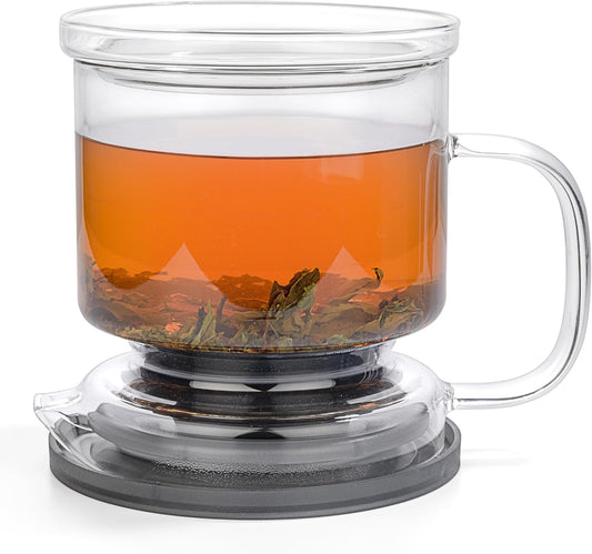 Glass Tea Infuser For Loose Leaf Tea 17oz