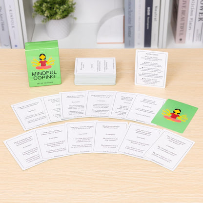100 Mindful Work Cards – Mindfulness & Self‑Care Prompts for Professionals | Desk & Travel Deck for Stress Relief, Focus, Motivation & Well‑Being
