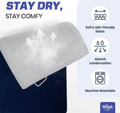 Hilph Ice Packs for Injuries Reusable, 2 Gel Packs & Adjustable Sleeve