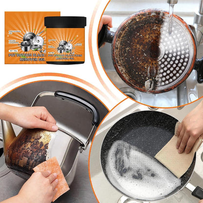 Pan Cleaner 100g Burnt Stain Remover Gel for Pots And Cookware | Cleaning Gel Helps Loosen Burnt And Dark Marks For Easier Cleaning Across Everyday Cookware And Pans