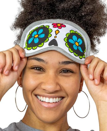 Lazy One Women's Cotton Face Mask for Sleep, Washable Sleeping Mask for Adults
